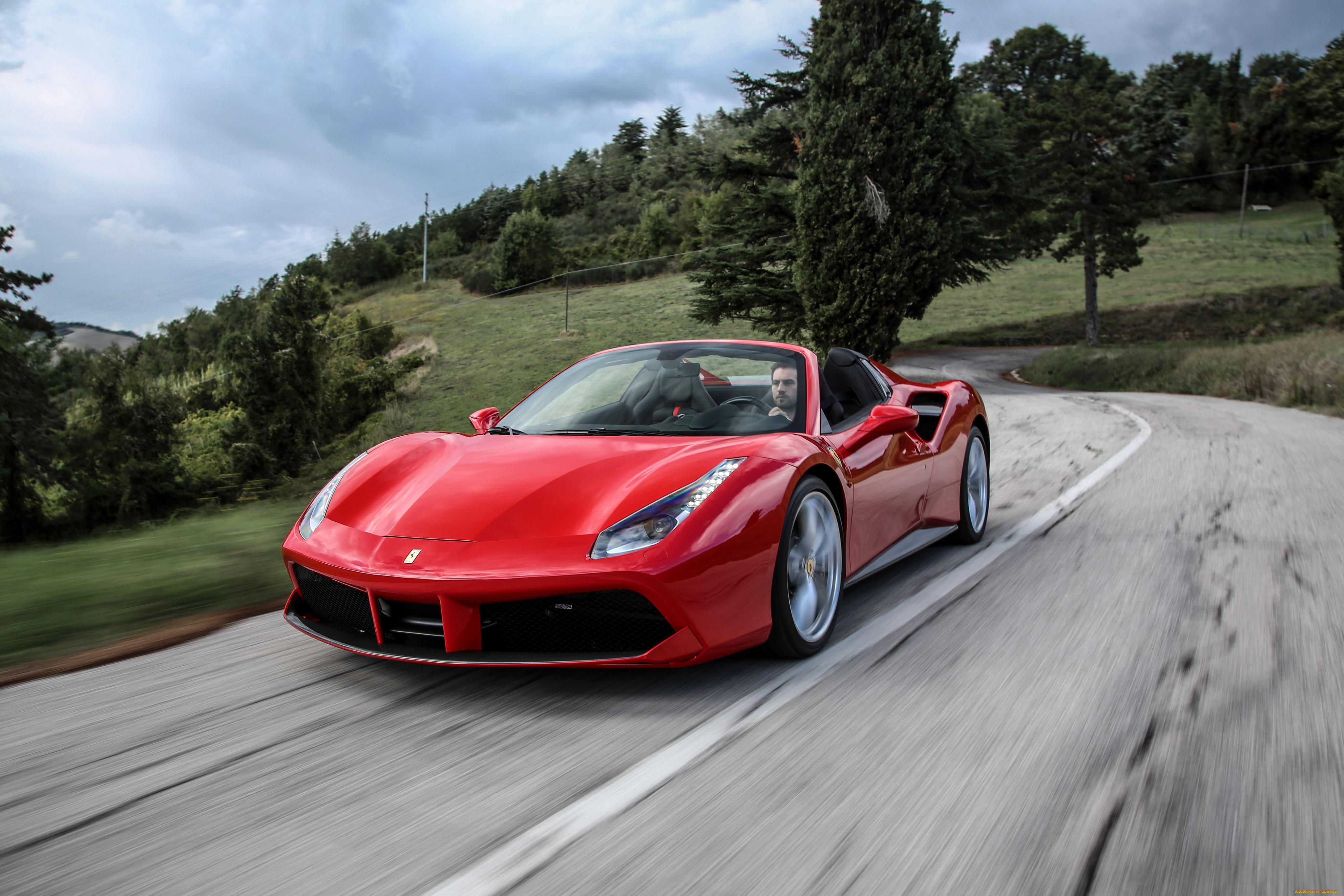 , ferrari, 2015, spider, 488, 